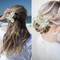 Beach Pearl Flower claw clips women girls,fancy hawaii flower hair clips